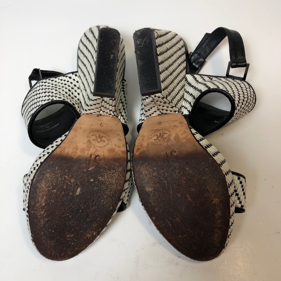 Johnston & Murphy Woven Heels Sz 7 - Picture 4 of 5
